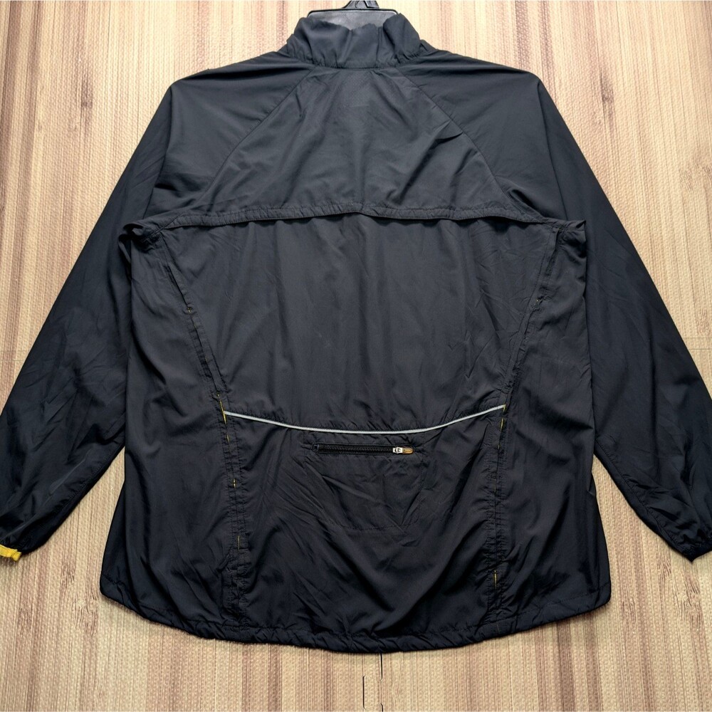 Nike Livestrong Womens XL Black Half Zip Windbreaker Running Jacket Reflective - Picture 2 of 9